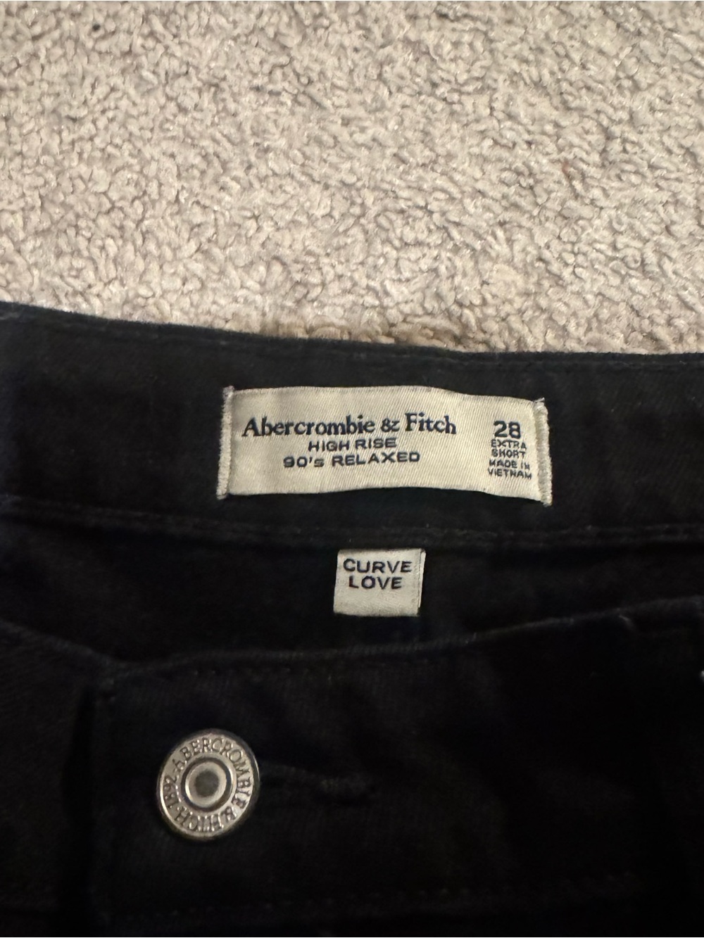 Abercrombie & Fitch Black High-Rise Jeans